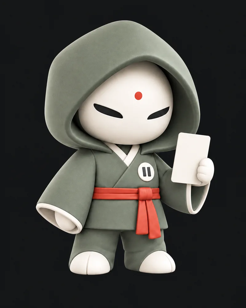 KAMI in the Guide pose